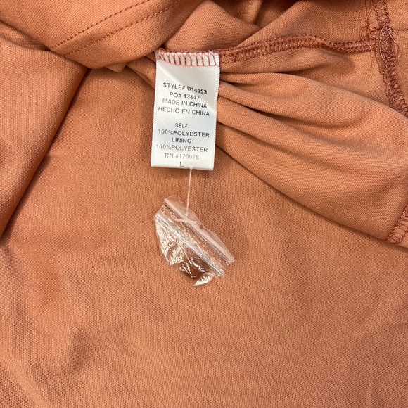 Entro size L dusty pink ruffly dress - Picture 7 of 11